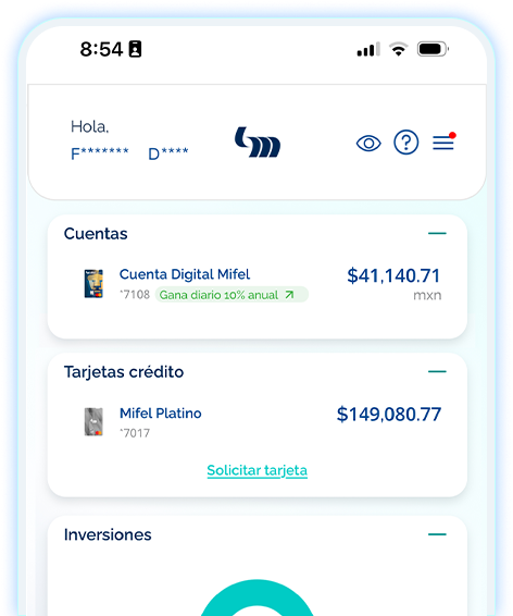 Celular con App Mifel